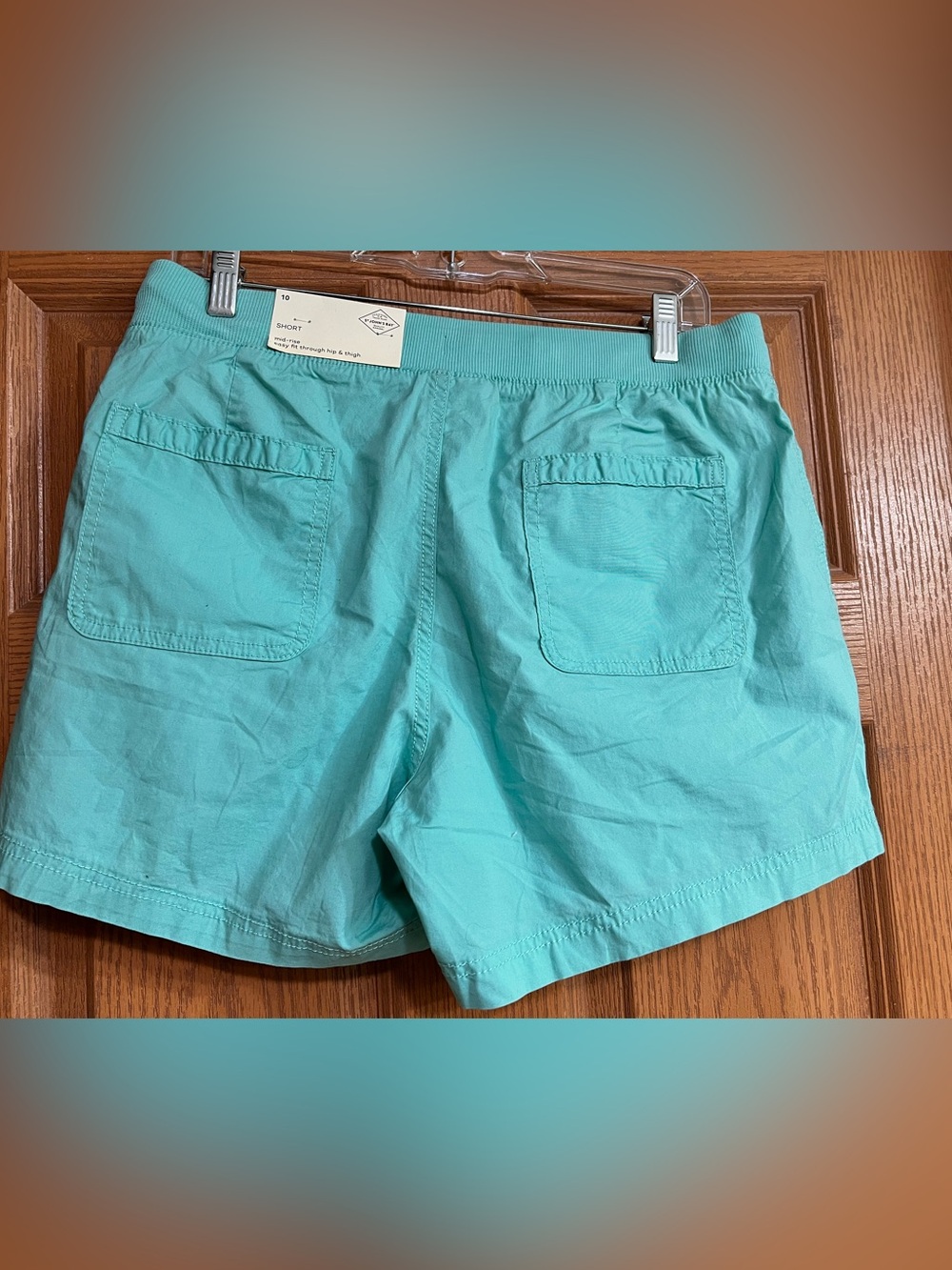 St. John’s Bay Casual Shorts ~ Cascade Green - Picture 5 of 9